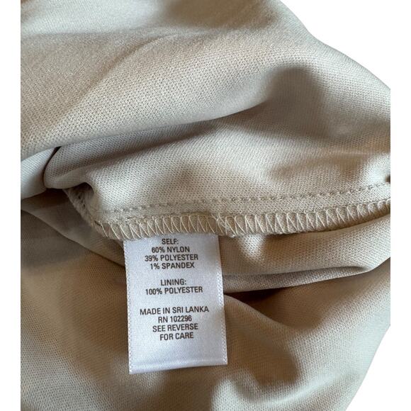 DB Established | Women's Cream Sleeveless Dress | Size 10 | NWT | 0962 - Picture 7 of 10